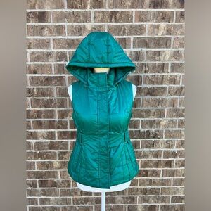 New York & Company Green Puffer Vest